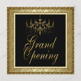 Invitation Ouverture officielle de l'entreprise Black Gold Ch