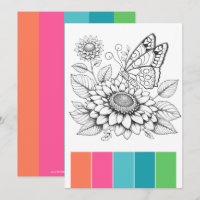 Pages de coloriage pour papillons portatifs pour a