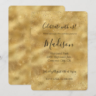 Invitation Paillette confeti sparkle
