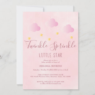 Invitation Paillette scintillante tout-en-un Baby Shower Fill