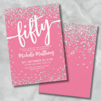 Paillettes Roses 50e Anniversaire