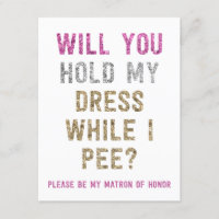 Paillettes Tiens Ma Robe Pendant Que Je Fais Pipi 