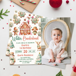 Invitation Pain d'épices de Noël Pain d'hiver Onederland Anni