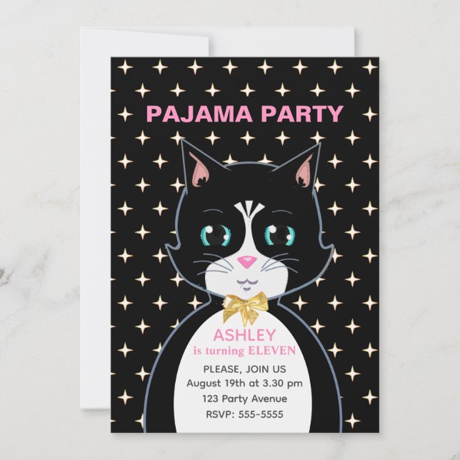 Invitation Pajama (Devant)