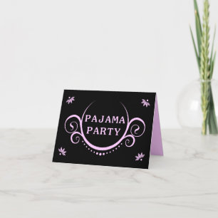 Invitation Pajama party