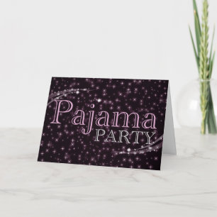 Invitation pajama party de