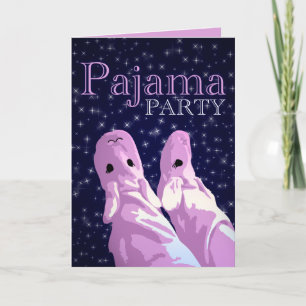 Invitation pajama party nights