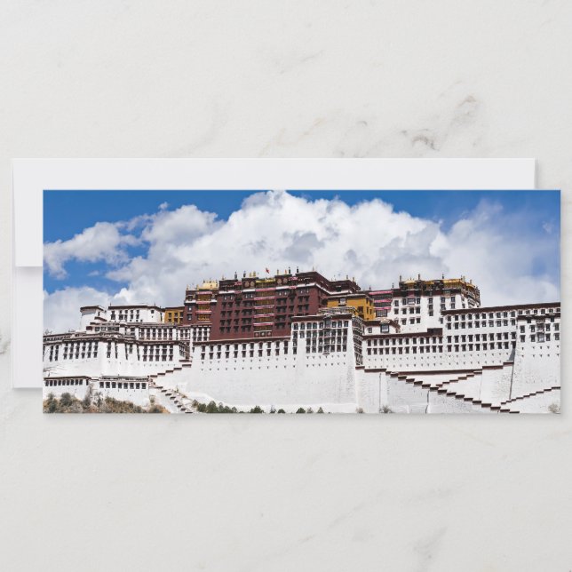 Invitation palais Potala à Lhasa - Tibet (Devant)