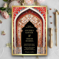 Palais Royal Photo Arche Rouge Mariage Indien Noir