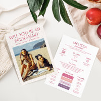Palette de couleurs photo Be My Bridesmaid Proposi