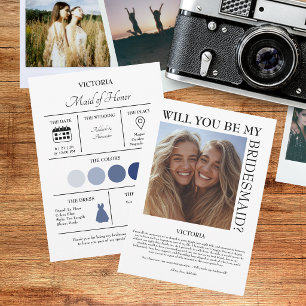 Invitation Palette de Couleurs Proposition de Demoiselle d'Ho