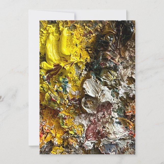 Invitation Palette de l'artiste #1 (Devant)