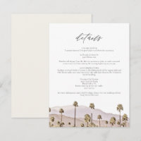 PALM SPRINGS California Mountains Fiche détaillée