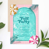Palm Springs Summer Pool Party Rose Anniversaire