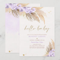 Pampas Grass Bohemian Tropical Desert Baby shower
