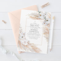 Pampas Grass et Orchidées Blanches Première commun
