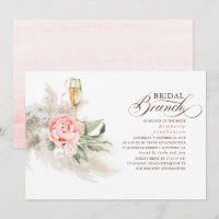 Pampas rose Floral Grass Greenery Brunch nuptial