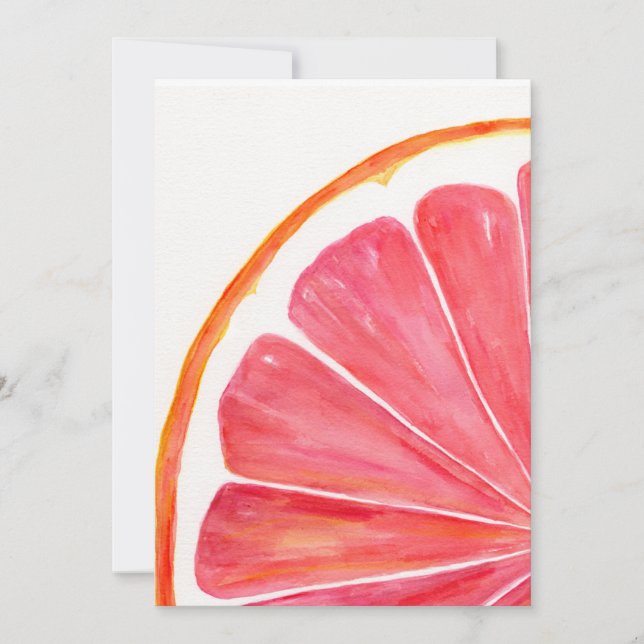 Invitation Pamplemousse (Devant)