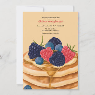Invitation Pancake Breakfast