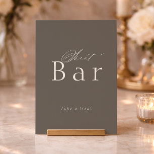 Invitation Pancarte de douceurs pour une fête de mariage de l