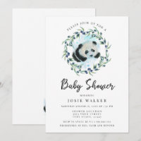 Panda bébé, Baby shower