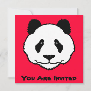 Invitation Panda / Carte