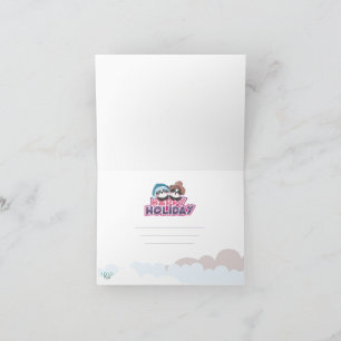 Invitation Panda de vacances joyeuses