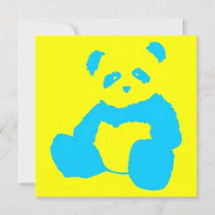 Invitation panda plush