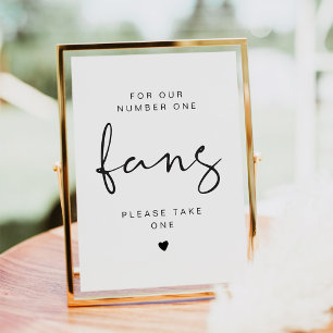 Invitation Panneau de mariage ADELLA Minimal Please Take a Fa