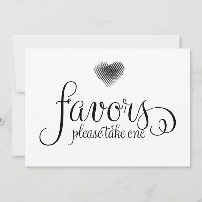 Invitation Panneau de mariage de faveur (Devant)