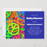Panneau de Paix Motif Super 60 Vibe Baby shower
