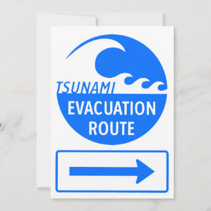 Invitation Panneau de signalisation de route d'évacuation iso