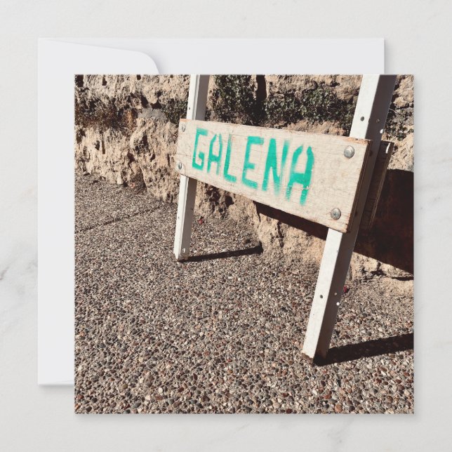 Invitation panneau latéral de galène (Devant)