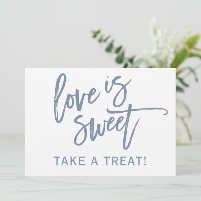 Invitation Panneau pour candy bar / buffet de mariage 5X7 | B (Debout devant)