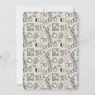 Invitation Papa Millennial Moderne Motif Doodle Fête des Père