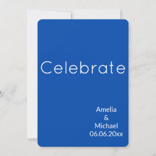 Invitation Papeterie d'invitation de design minimaliste
