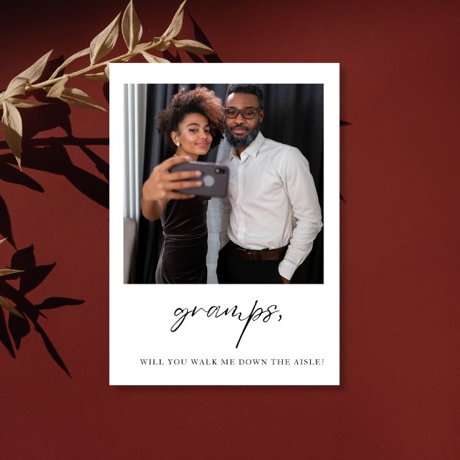 Invitation Papi, m'accompagneras-tu à l'autel ? Père  (Créateur téléchargé)