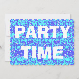 Invitation Papier à bulle d'art pop