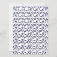 Papier cadeau bleu et blanc avec un graphique 