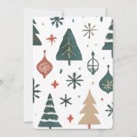 Papier d'emballage de Noël scandinave | Minimalist