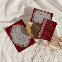 Papier Dentelle Rétro Vieille Fortune Doily Photo