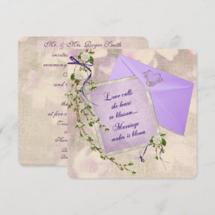 Invitation Papier mariage