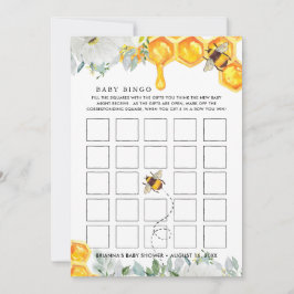Invitation Papier Peint Fleurs en Nid d'Abeille | Carton de B