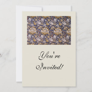 Invitation Papier peint floral Arts Crafts de William Morris