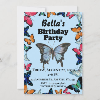 Invitation Papillon