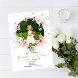 Invitation Papillon 1er anniversaire