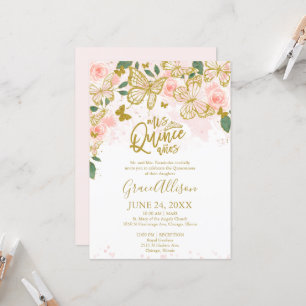 Invitation Papillon de Quinceanera Formulation ang