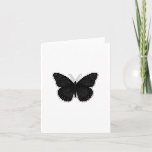 Invitation Papillon d'élégance sombre 