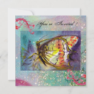 INVITATION PAPILLON MAGIQUE