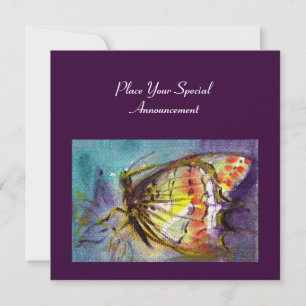 INVITATION PAPILLON MAGIQUE